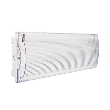 BRAYTRON Led Noodverlichting -Uitgang-Oplaadbare batterijen- Opbouw Waterdicht-IP54 - 5 Watt - 6500K KOEL WIT LICHT