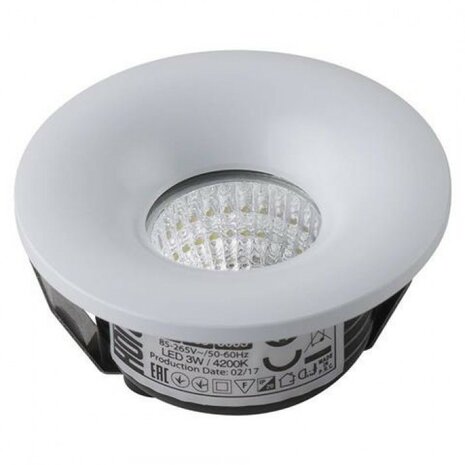 Bianca - LED veranda / terrasoverkapping inbouwspots - Wit - 3W 4200K - Daglicht