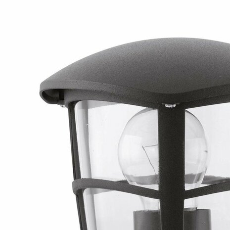 EGLO Aloria - Buitenverlichting - Tuinpaaltje - 1 Lichts - Zwart - Helder