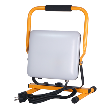 LED Werklamp -Bouwlamp - IP65 Stootvast - 100W 10000lm - 6400K Helder wit - incl. 150cm Aansluitstekker