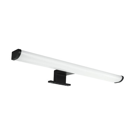 DORIAN LED Spiegelverlichting - Badkamer Lamp - Schilderijverlichting - Rechthoek 8W - 890 Lumen - 4000K Daglicht wit - Zwart - Kunststof - 400 mm - IP44