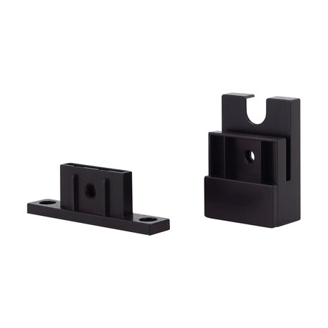 DORIAN LED Spiegelverlichting - Badkamer Lamp - Schilderijverlichting - Rechthoek 8W - 890 Lumen - 4000K Daglicht wit - Zwart - Kunststof - 400 mm - IP44