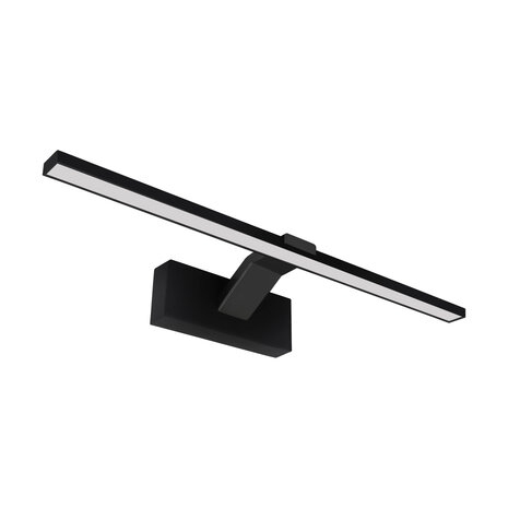 LIMBA LED - Wandlamp - Spiegelverlichting - Schilderijverlichting - Rechthoek 11W - 1560Lumen - 3CCT Aanpasbare Licht kleuren 3000K 4000K 6000K - Zwart - 505mm - IP20
