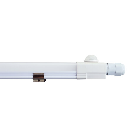 TABOR - LED Batten - LED Balk - Plafondlamp - PIR SENSOR - 36W - 5150 LUMEN - Waterdicht IP65 - Daglicht Wit 4000K - Kunststof - 120cm