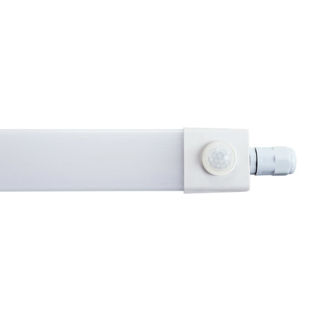 TABOR - LED Batten - LED Balk - Plafondlamp - PIR SENSOR - 36W - 5150 LUMEN - Waterdicht IP65 - Daglicht Wit 4000K - Kunststof - 120cm