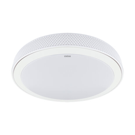 RATAN - Led plafondlamp -Keuken/Woonkamer/Slaapkamer - Rond - 24w - 3 CCT - warm wit / daglicht/ koud wit - 2900 Lumen - IP20 - Wit