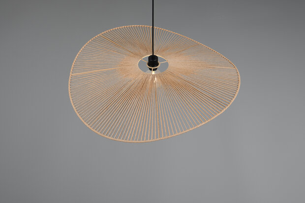 REALITY LAURINE - Hanglamp - Zwart mat - excl. 1x E27 4 W - Plafondbevestiging - In hoogte verstelbaar - Casalum