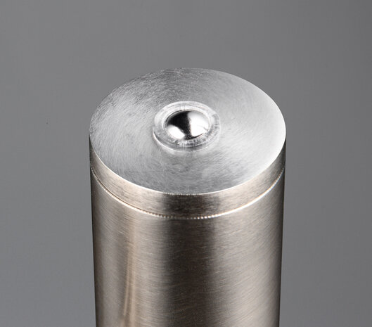 Gomez - Vloerlamp/staandlamp - CCT kleuren Aanpasbare licht kleuren - 3000+4000+6500K - Nikkel Mat