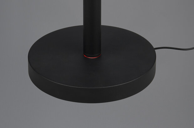 Gomez - Vloerlamp/staandlamp - CCT kleuren Aanpasbare licht kleuren - 3000+4000+6500K - Zwart