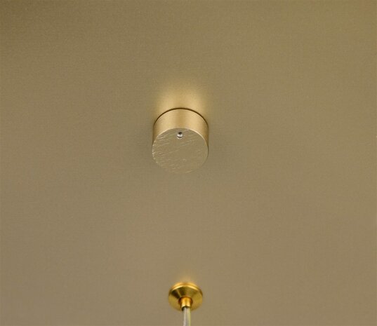 CALA - Hanglamp 15 x SMD 3.8W - CCT 2300+3000+4000K - Goud kleur