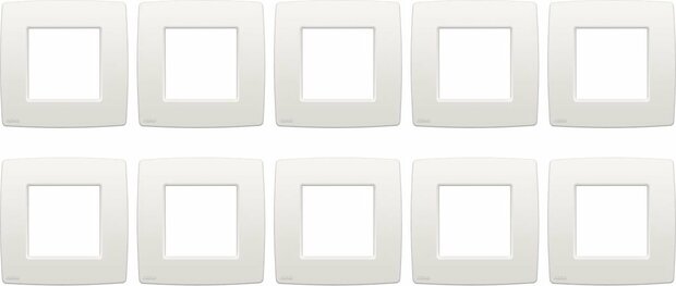 NIKO Original White afdekplaat - enkelvoudig - 10 stuks