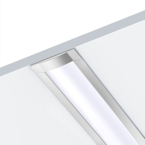 1 meter Verzonken Aluminium Profiel voor LED Strip Multifunctioneel Gebruik, MDF, Gipsplaten, Tegels ALU