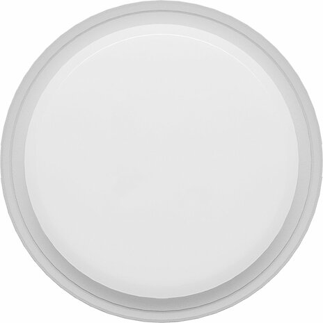 Bulkhead - LED Plafondlamp - Keuken / Badkamer / Woonkamer / Tuin - &Oslash;18 - 12W - CCT Aanpasbare kleuren 3000K 4000K 6000K - Wit - Opbouw - Rond - IP65