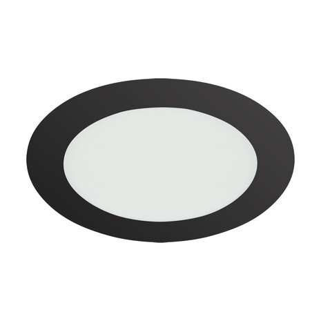 WAFEEL -LED Downlight - Inbouw Rond 18W - CCT - Aanpasbare licht kleuren - 3000K/4000K/6000K - 2450 Lumen - Mat Zwart - &Oslash;170mm - IP54 - Binnen/Buiten