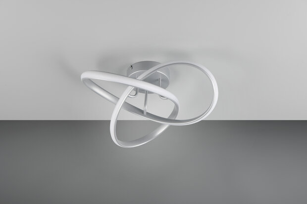 REALITY MEO - Plafondlamp - Titaan - incl. 1x SMD 15W