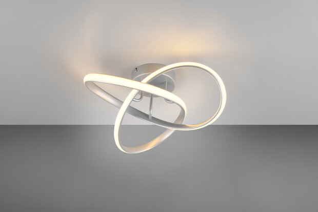 REALITY MEO - Plafondlamp - Titaan - incl. 1x SMD 15W