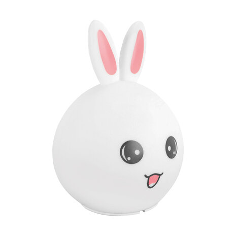 BOBO&amp;RABIT LED - Kinder Nachtlampje - Tafellamp / Nachtlamp - Draagbaar - Touch - Accu - 1.5 watt - RGBW
