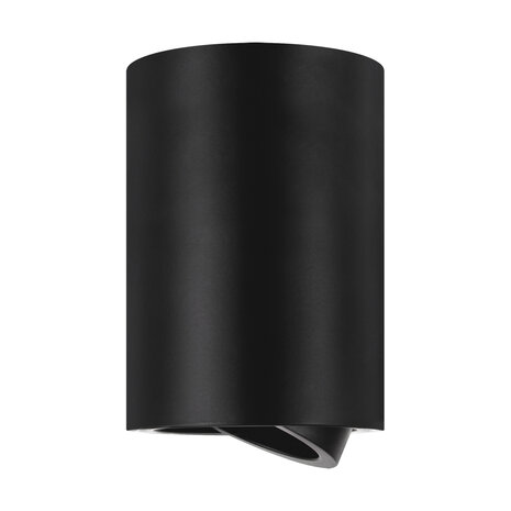 BEMOL - Spot Armatuur GU10 - Opbouwspot - Rond - Zwart - Aluminium