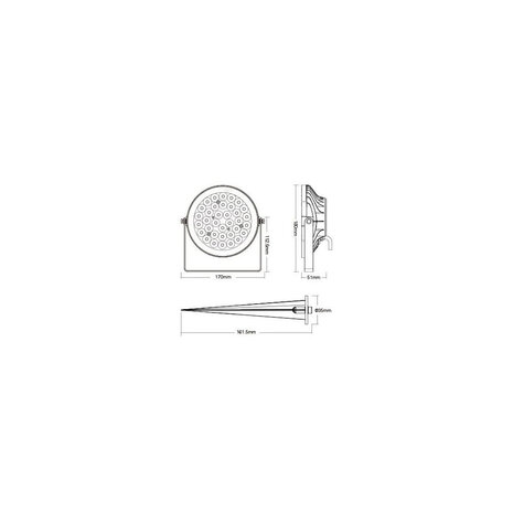 Led prikspot Wifi - Milight - FUTC03 15W RGB+CCT