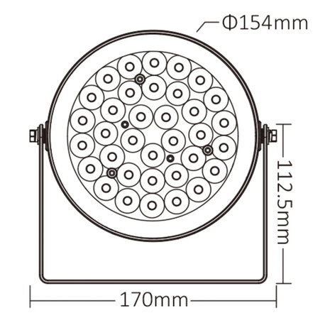 Led prikspot Wifi - Milight - FUTC03 15W RGB+CCT