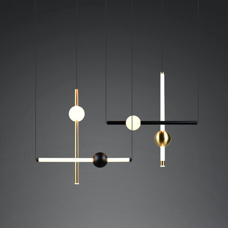 Melita hanglamp CCT 2300+3000+4000K Zwart
