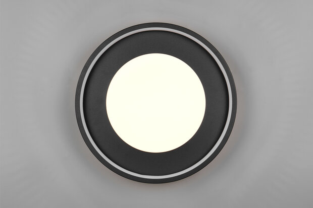 SOLEA - Led Plafondlamp  - 36w 4700 Lumen - Zwart - 40cm