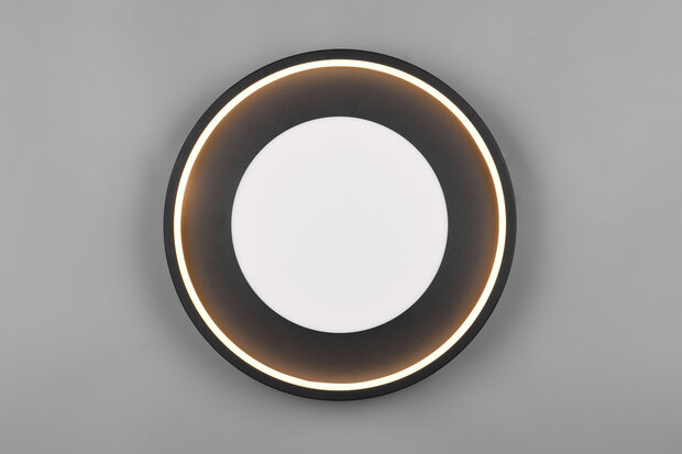 SOLEA - Led Plafondlamp  - 36w 4700 Lumen - Zwart - 40cm