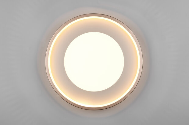 SOLEA - Led Plafondlamp  - 36w 4700 Lumen - Koffie kleur - 40cm
