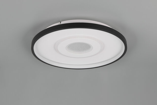 NAZAR - Led Plafondlamp - 20w 2300 Lumen - 3000K - Zwart - 40cm 