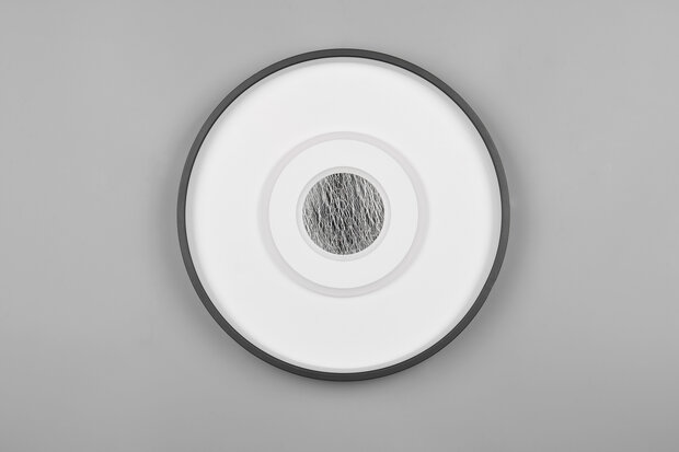NAZAR - Led Plafondlamp - 20w 2300 Lumen - 3000K - Zwart - 40cm 