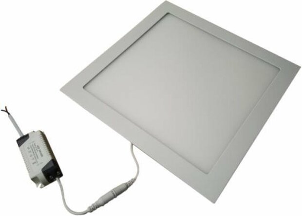 HOROZ 2-stuks-led-paneel-vierkant-30x30cm - 24w - 6000K - Helder Wit