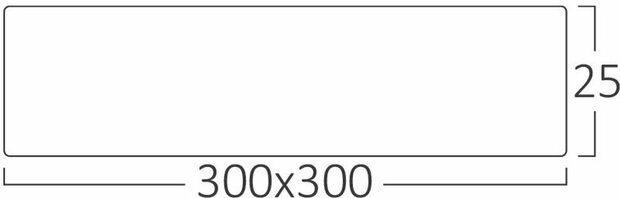 JADE - LED Plafondlamp - Keuken Woonkamer 30x30 - 26W - CCT Aanpasbaar kleuren - 3000K-4000K-6000K - Mat Zwart - Opbouw - Vierkant - IP20