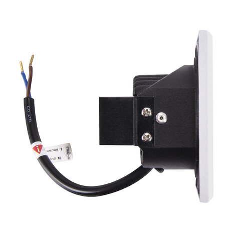 KURS - inbouw Wandverlichting - Trap Verlichting - 1.6w - Daglicht wit - 4000K- Vierkant - Wit