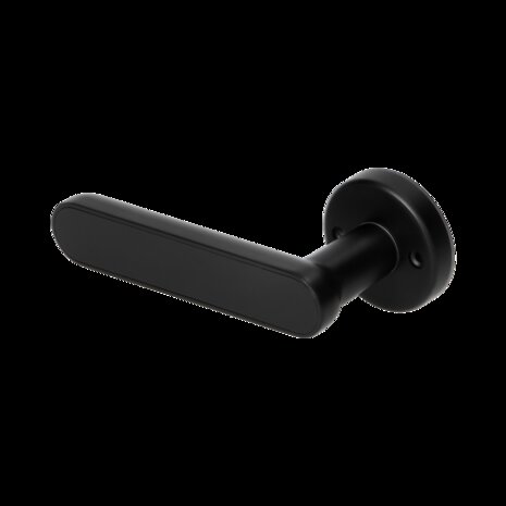 Slimme handgreep met codeslot IP44, vrijgegeven met PIN en Bluetooth - vingerafdruklezer - ZWART