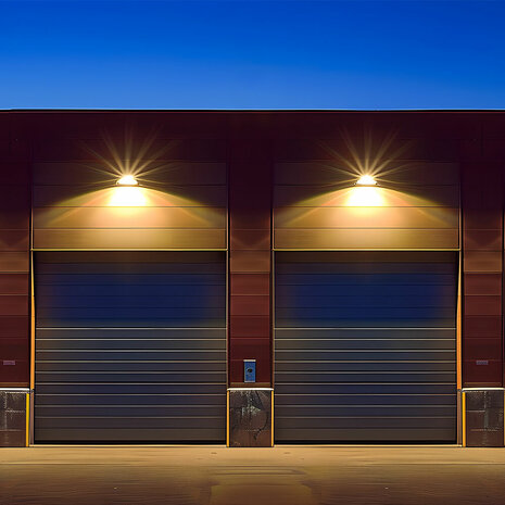 Braytron - LED Bouwlamp / Schijnwerper - met bewegings sensor - 50w - CCT - Aanpasbare licht kleuren - 3000K,4000K,6000K - Waterdicht IP65 - Grijs