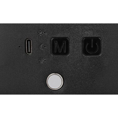 Oplaadbare wandlamp op accu draadloos - met bewegingssensor - CCT - Aanpasbare licht kleur - met batterijen indicator - trapverlichting - Zwart - GESCHIKT VOOR BINNEN