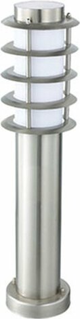 HOROZ - Tuinverlichting - Buitenlamp - Staand - RVS - E27 - Rond -50cm