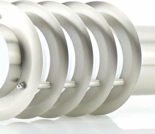 HOROZ - Tuinverlichting - Buitenlamp - Staand - RVS - E27 - Rond -50cm