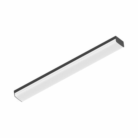 BRAYTRON PROLINE - Led Batten - Led Balk - Plafondlamp - 36W - 120cm - Aanpasbare licht kleur 3000/4000/6000K - IP40 - Zwart