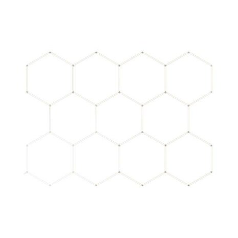 HEXAGON Plafond of wandlamp  368W Designer Light  CAR SHOWROOM 336x238cm