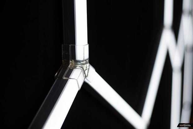 HEXAGON Plafond of wandlamp  368W Designer Light  CAR SHOWROOM 336x238cm