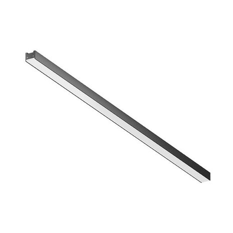 Lineaire LED-lamp Office plafondlamp / Hanglamp 190 cm 60W 4500K  Daglicht wit 6000 Lumen Zwart
