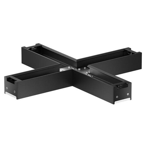 Lineaire LED-lamp Office connector type X 13W 4500K Daglicht wit 1300 Lumen zwart