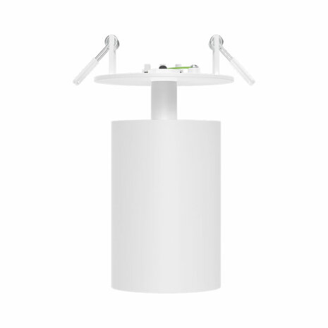 BRAYTRON - Spot Armatuur - inbouw Spot - GU10 Fitting - Inbouw Rond - Mat Wit Aluminium - Kantelbaar