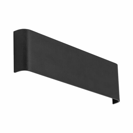 Braytron Avva Wandlamp Aluminium Binnenverlichting IP20-12W -30cm- Zwart -3000K