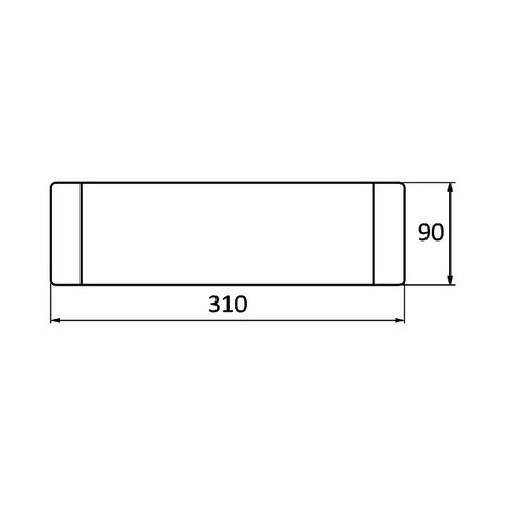 Braytron Avva Wandlamp Aluminium Binnenverlichting IP20-12W -30cm - 3000K Warm Wit - wit