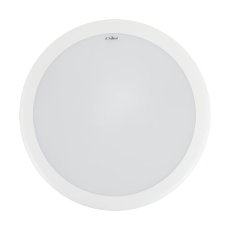 BIRMA - Plafondlamp - Badkamerlamp - Opbouw Rond - Waterdicht IP54 - 2 X E27 Fitting - Wit - &Oslash;305 mm