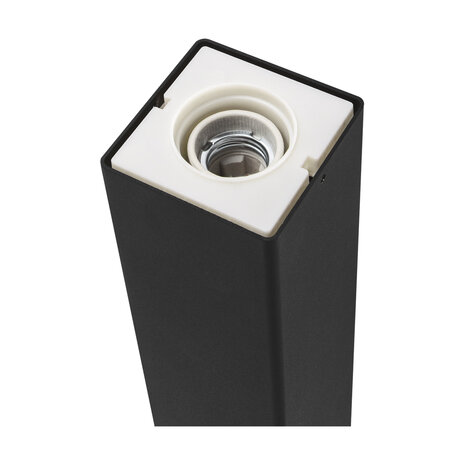 GRYF Buitenlamp - Staand - Vierkant - Up - E27 - 1 Lichtpunt - Zwart