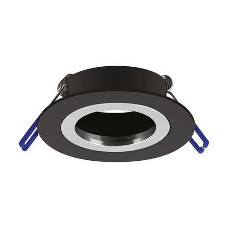 PLUTO - C Inbouwspots - Rond Inbouw spot - Kantelbaar - Wit - Geschikt voor LED - Zwart