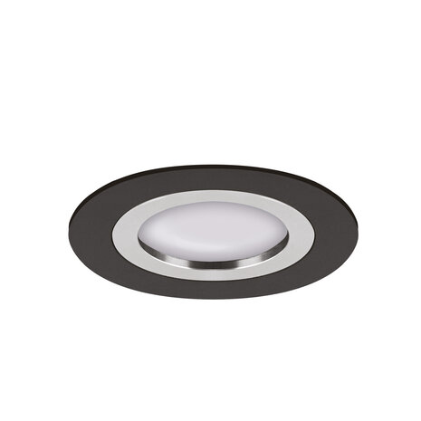 PLUTO - C Inbouwspots - Rond Inbouw spot - Kantelbaar - Wit - Geschikt voor LED - Zwart